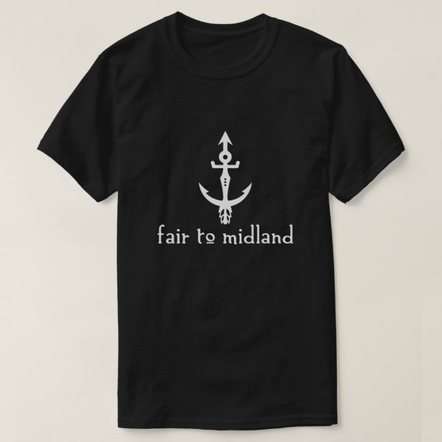 T-shirt Ancre Fair To Midland (Design devant)