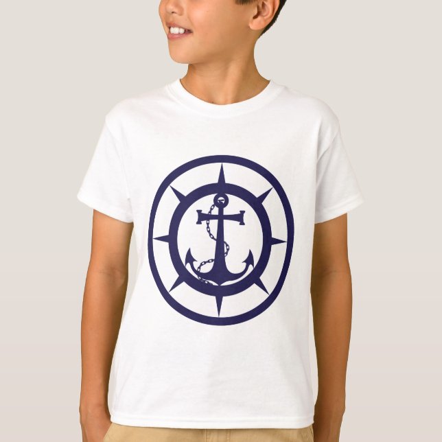 T-shirt Ancre nautique (Devant)