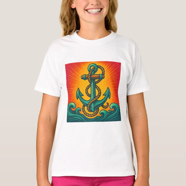 T-shirt Ancre nautique (Devant)