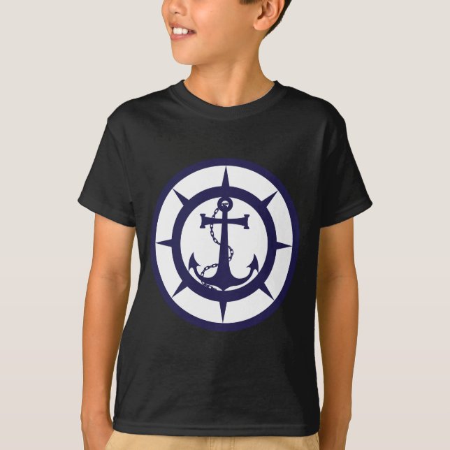 T-shirt Ancre nautique (Devant)