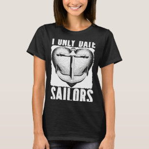T-shirt Ancre nautique Capitaine Bateau à voile Voilier