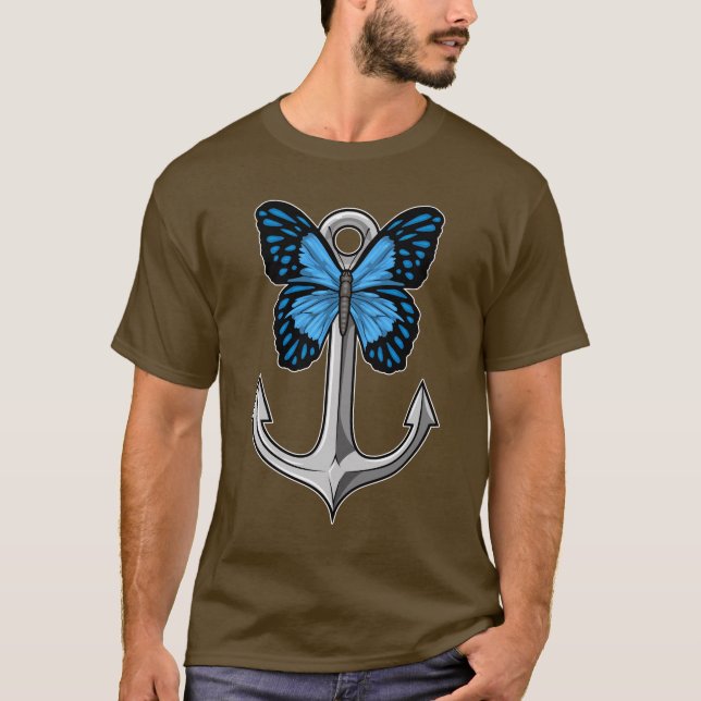 T-shirt Ancre papillon (Devant)