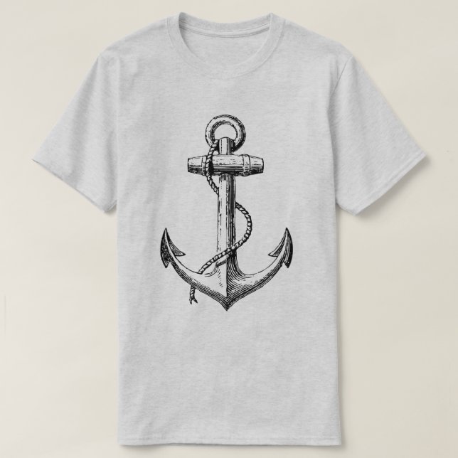T-shirt Ancre style tatouage (Design devant)