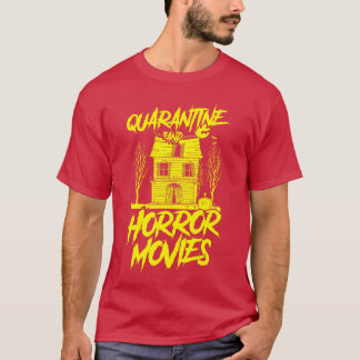 T-shirt And Horror Movies Haunted Spooky Funny Halloween f