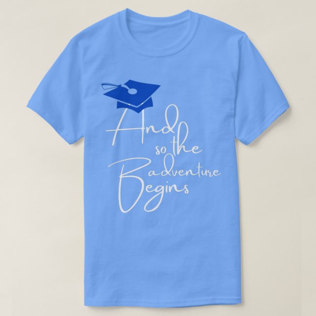 T-shirt And so the adventure Begins (Design devant)