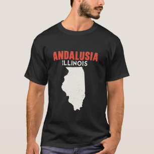 T-shirt Andalousie Illinois USA State America Travel Illin