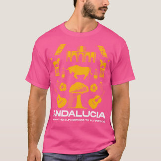 T-shirt Andalousie Où Le Soleil Danse Au Flamenco Andaluci