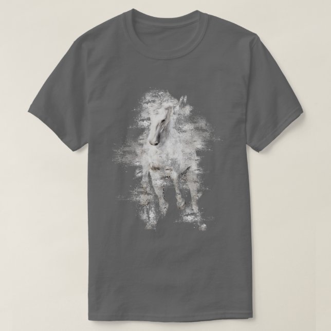 T-shirt Andalusian horse jumping (Design devant)