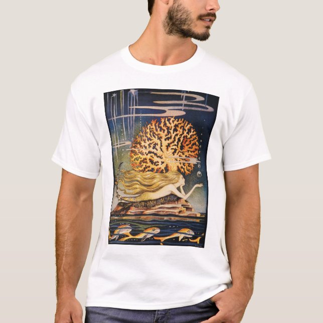 T-shirt Andersen : Petit dessin de sirène (Devant)
