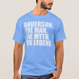 T-shirt Anderson Nom Anderson nom donné Anderson