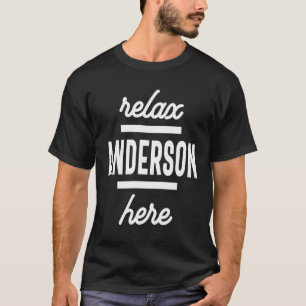 T-shirt Anderson Nom personnalisé Cadeau d'anniversaire