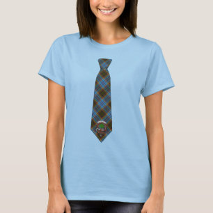 T-shirt Anderson Tartan Necktie pour femmes avec i