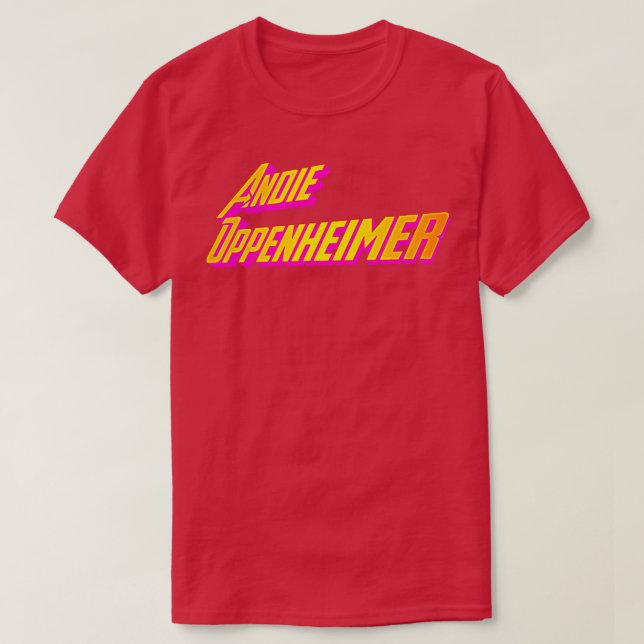 T-shirt Andie Oppenheimer (Design devant)