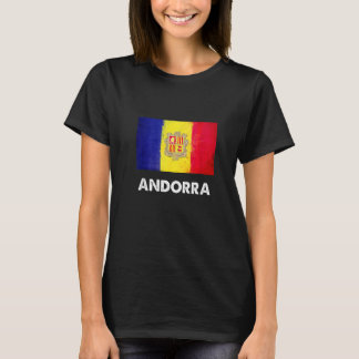 T-shirt Andorre Drapeau Andorre