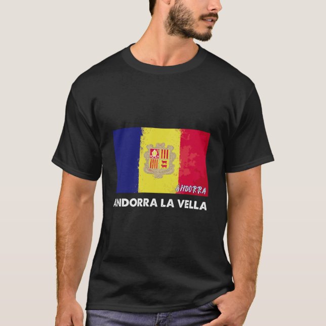 T-shirt Andorre La Vella Andorre (Devant)