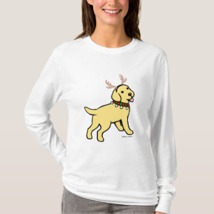T-shirt Andouillers jaunes de Noël de Labrador