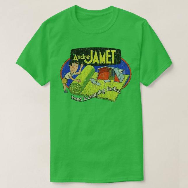 T-shirt Andr Jamet Rend Le Camping Facile 1929 (Design devant)
