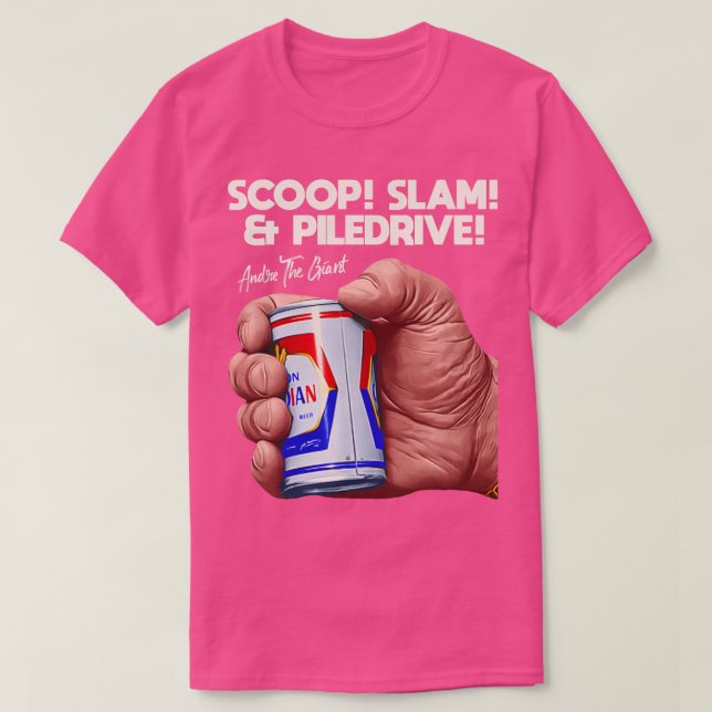 T-shirt André la bière géante (Design devant)