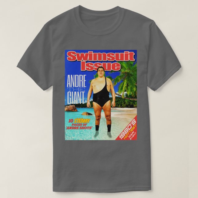 T-shirt Andre la couverture de maillot de bain géant (Design devant)