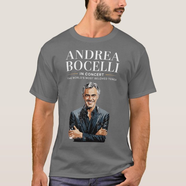 T-shirt Andrea Bocelli Les Mondes Les Plus Bien-Aimés Teno (Devant)