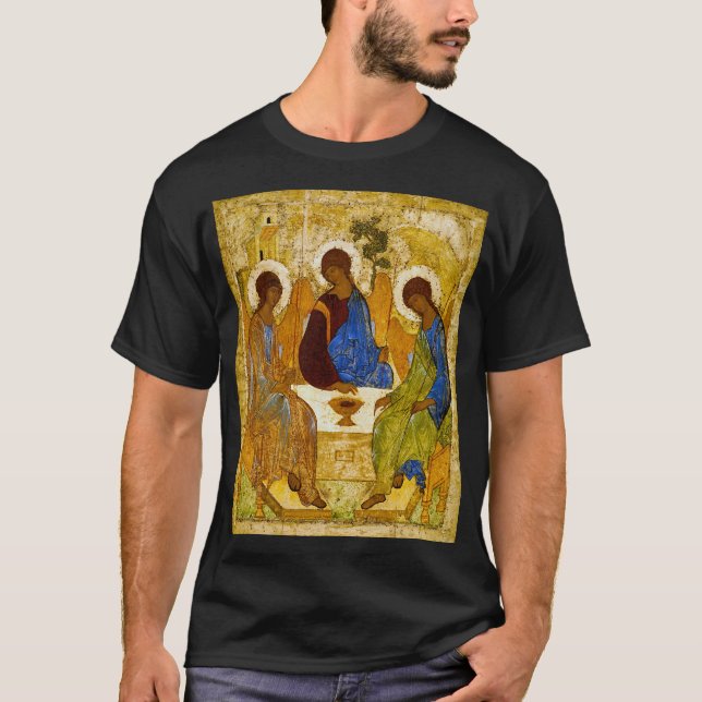 T-shirt Andrei Rublev, icon of the Trinity (Devant)