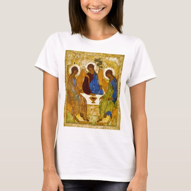 T-shirt Andrei Rublev, icon of the Trinity (Devant)