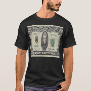 T-shirt Andrew Jackson, Bill à vingt dollars