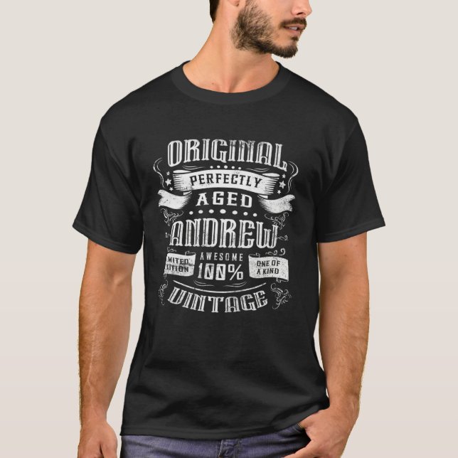 T-shirt Andrew Original Vintage (Devant)