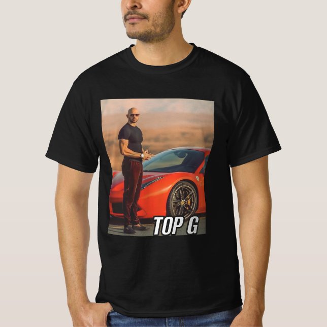 T-shirt Andrew Tate "Top G" (Devant)