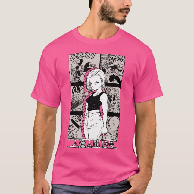 T-shirt Android 18 (Devant)