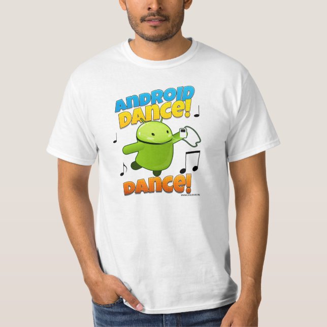 T-shirt Android Danse Danse Shirt (Devant)