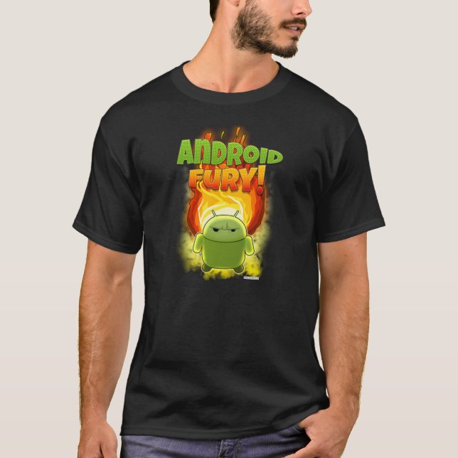 T-shirt Android fury shirt (Devant)