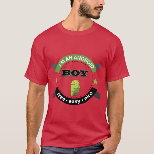T-Shirt Android Futuriste (Devant)