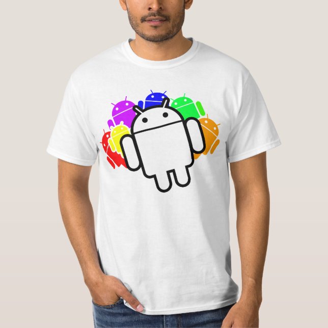T-shirt Android Rush - Couleur (Devant)