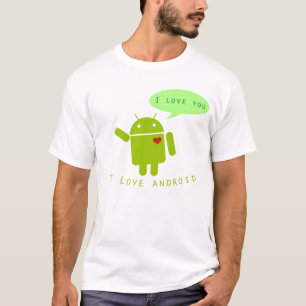 T-shirt Androïde - androïde d'amour d'I