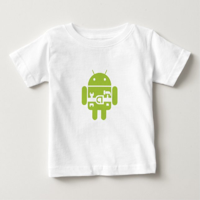 T-shirt androïde de bébé (Devant)