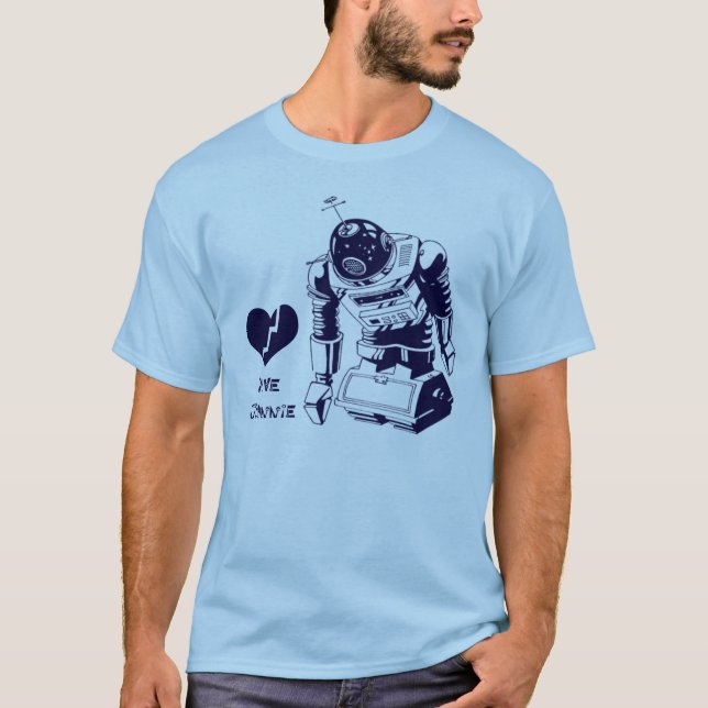 T-shirt Androïde de Heartbroke (Devant)