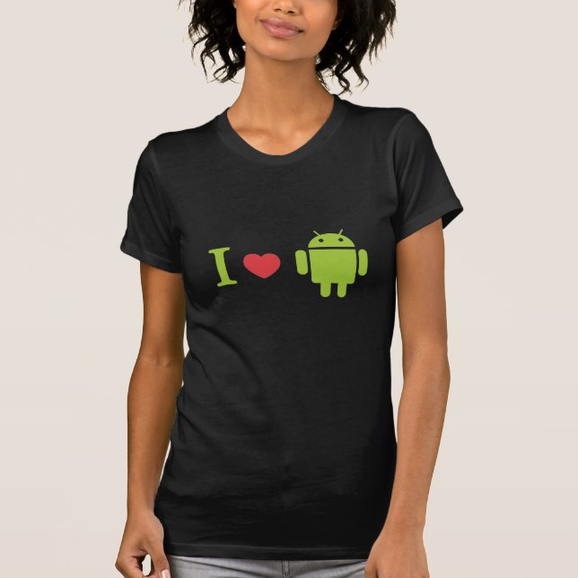 T-shirt Androïde du coeur I (Devant)
