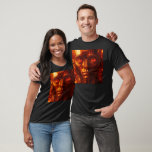 T-shirt Androïde feu cyberpunk<br><div class="desc">Porte un symbole de puissance et de mystère avec ce t-shirt robot humanoïde enflammé, parfait pour les passionnés de cyborgs, univers futuristes et intelligences artificielles. Le visage rougeoyant d’un androïde à l’allure réaliste, fondu dans des textures métalliques et des flammes incandescentes, évoque un être hybride entre machine et humain, tout...</div>