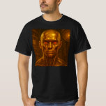 T-shirt Androïde métal doré<br><div class="desc">Ce t-shirt audacieux présente le visage d’un androïde doré ultra-réaliste, aux yeux rouges perçants et à la peau métallique texturée, sur fond de circuits électroniques. Idéal pour les passionnés de robots intelligents, de technologie futuriste et de cyber-esthétique, ce design évoque un cyborg de nouvelle génération, à mi-chemin entre l'humain et...</div>