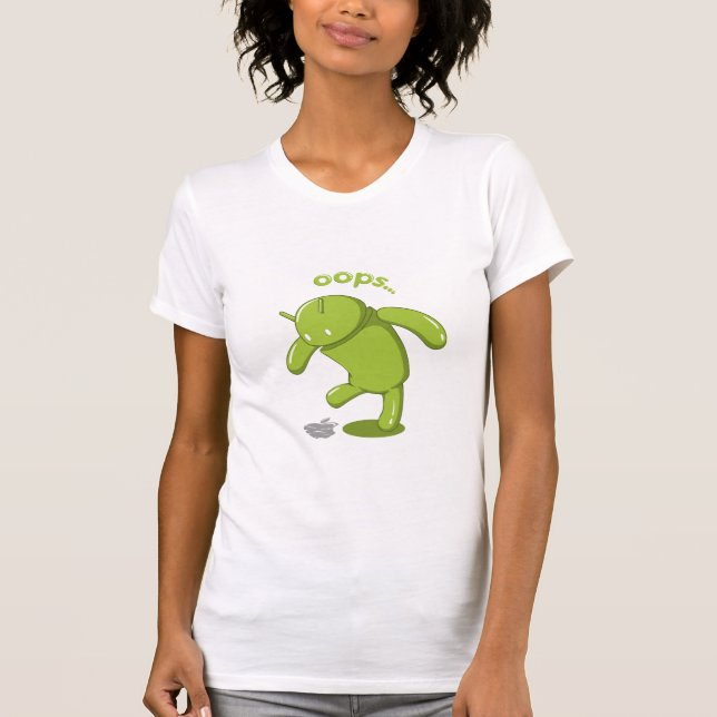 T-shirt Androïde oh là là ! (femmes) (Devant)