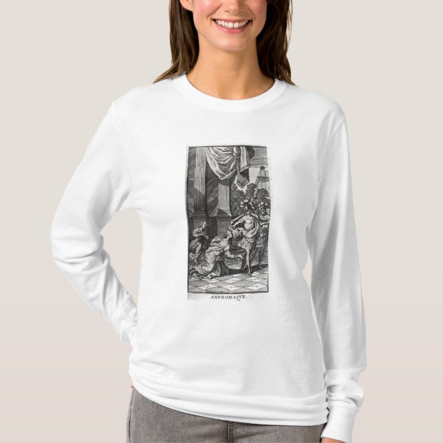 T-shirt Andromache aux pieds de Pyrrhus (Devant)