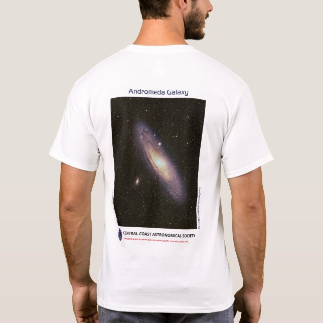 T-shirt Andromeda Galaxy Par Lee Coombs Avant et Précédent (Dos)