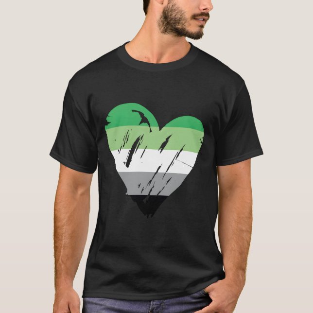 T-shirt Androphilia Pride Flag Love He Androphilia (Devant)