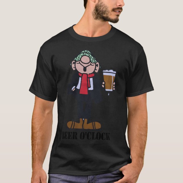 T-shirt Andy Capp Beer O Horloge (Devant)