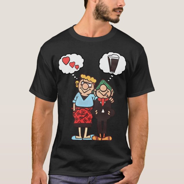 T-shirt Andy Capp True Love (Devant)