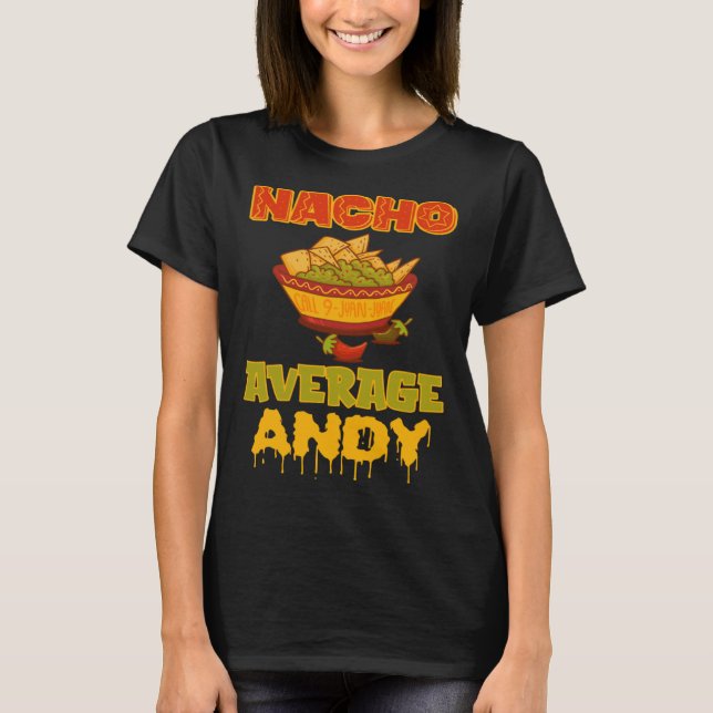 T-shirt Andy Pas Moyen (Devant)
