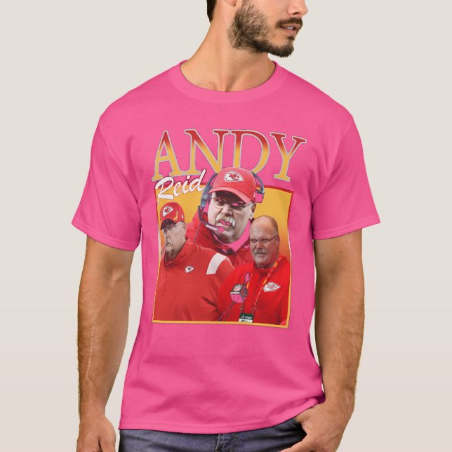 T-shirt Andy Reid Retro Collage (Devant)