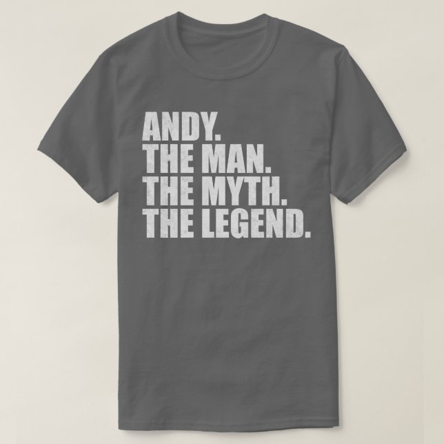 T-shirt AndyAndy Nom Andy prénom (Design devant)