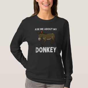 T-shirt Âne Cool Pour Hommes Femmes Mule Âne Safari Anim
